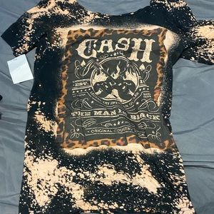 Johnny cash slouch shoulder tee